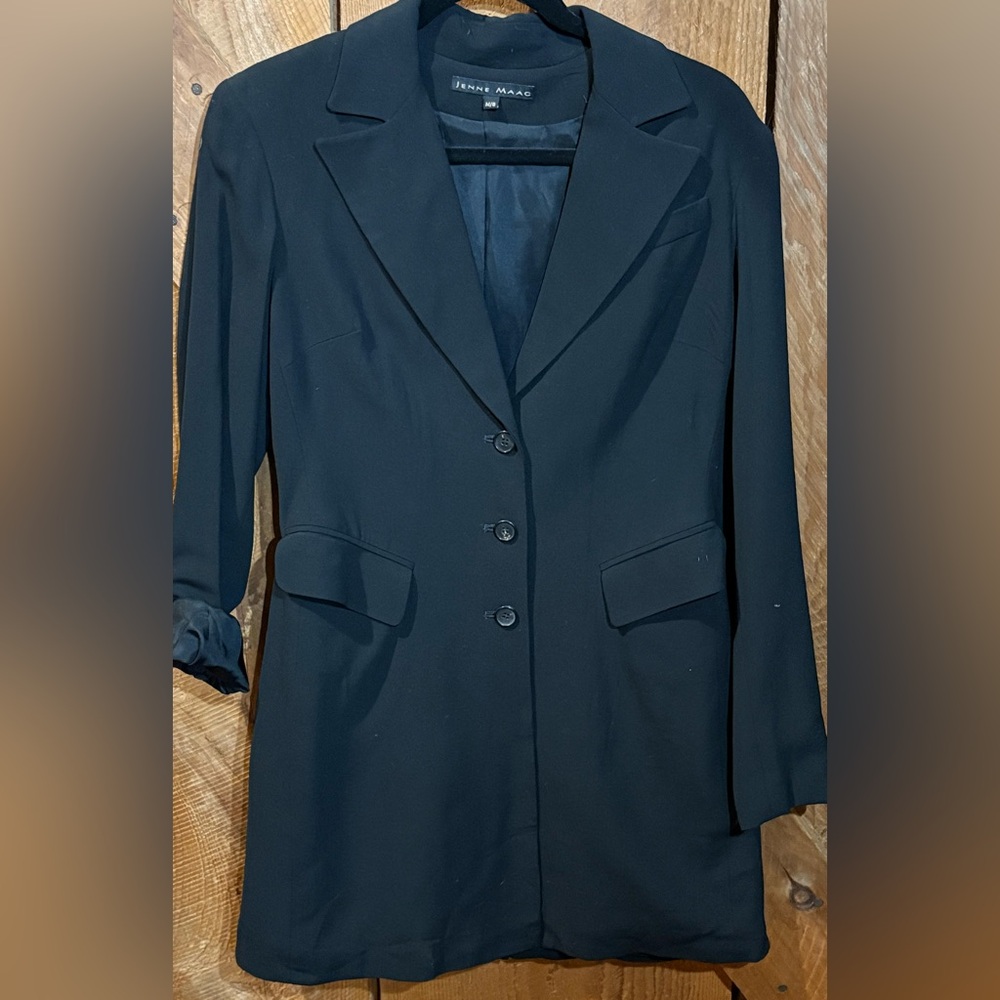 Vintage Jenne Maac Classic Black Blazer
